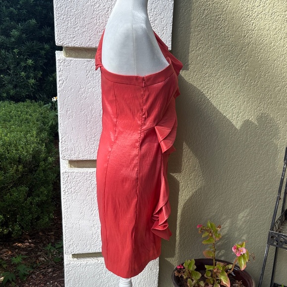 Jessica Simpson Strapless Ruffle Front Cocktail Dress - Picture 3 of 10